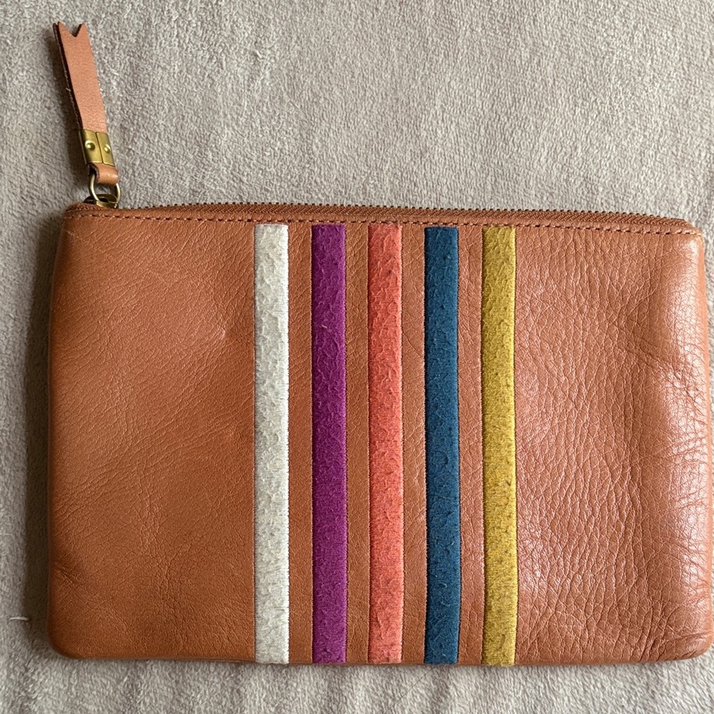 Madewell leather pouch wallet